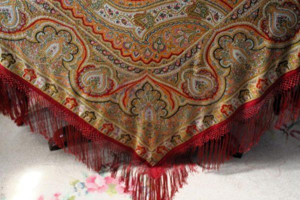Mantón Chal en punto de seda de Cashmere (M043) - Imagen 23
