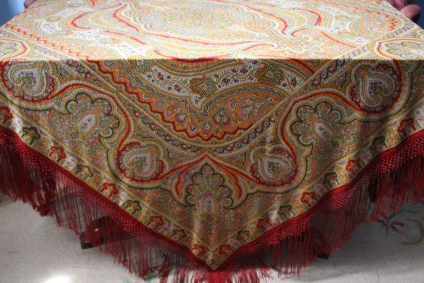 Mantón Chal en punto de seda de Cashmere (M043) - Imagen 28