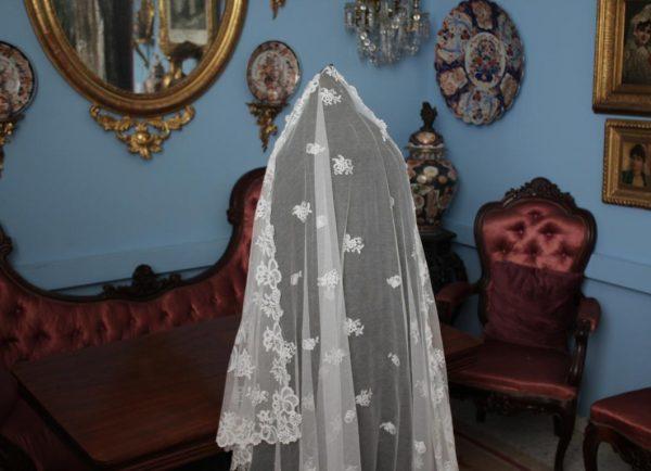 Velo de Novia de Encaje Honiton (MN001) - Imagen 28