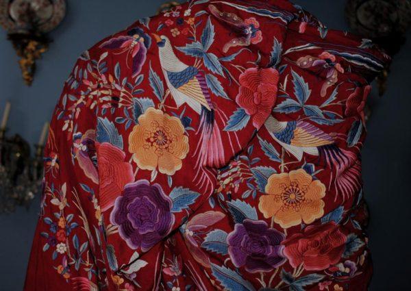 Mantón Manila de Flores y Aves (M063) - Imagen 13