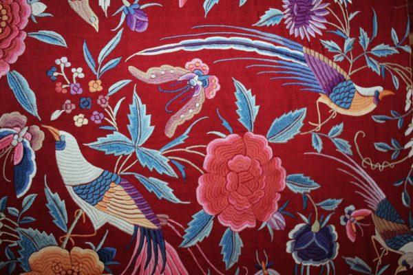 Mantón Manila de Flores y Aves (M063) - Imagen 21