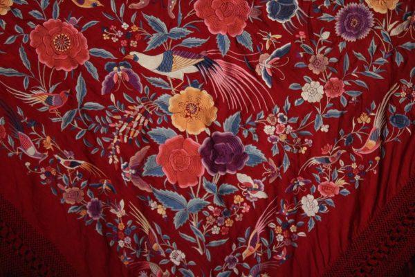 Mantón Manila de Flores y Aves (M063) - Imagen 35