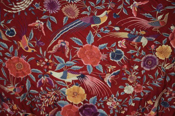 Mantón Manila de Flores y Aves (M063) - Imagen 40
