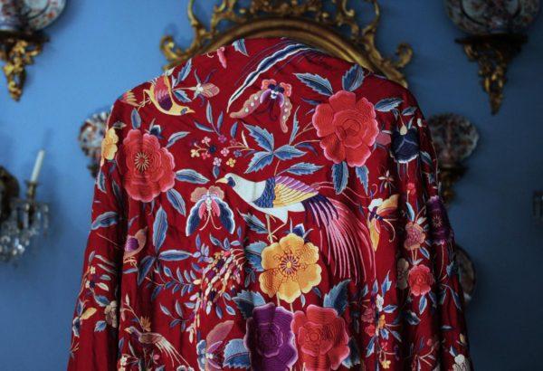Mantón Manila de Flores y Aves (M063) - Imagen 9