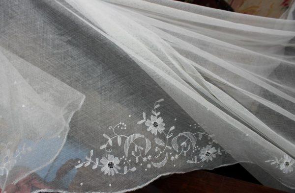 Velo de Novia con Encaje Bordado   (MN146) - Imagen 11