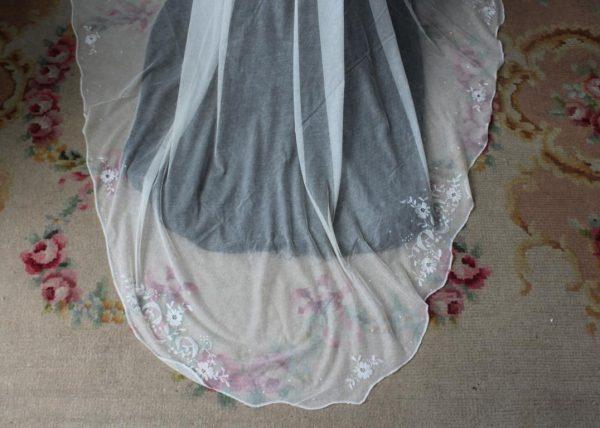 Velo de Novia con Encaje Bordado   (MN146) - Imagen 7