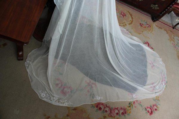 Velo de Novia con Encaje Bordado   (MN146) - Imagen 23