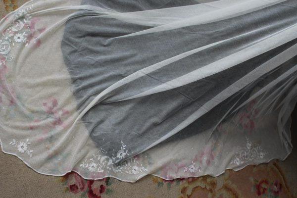 Velo de Novia con Encaje Bordado   (MN146) - Imagen 21