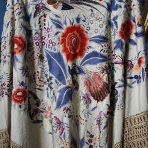 Mantón de Manila Imperio de Flores y Aves (M093)