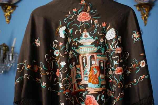Mantón de Manila Isabelino (M147) - Imagen 8