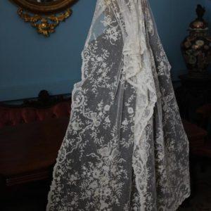 Mantilla Velo de encaje de Bruselas (MN208)