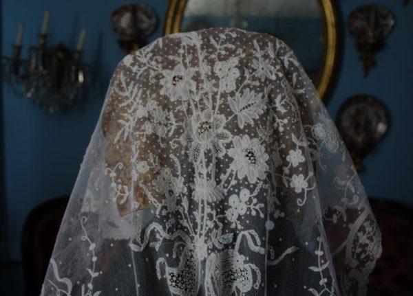 Mantilla Velo de encaje de Bruselas (MN208) - Imagen 33