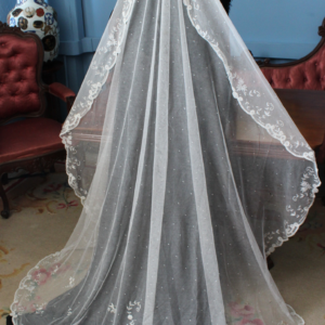 Velo de Novia de encaje Princesa de  Bruxelas (MN199)