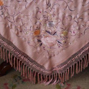 Mantón de Manila Rosa Infantil (M071)